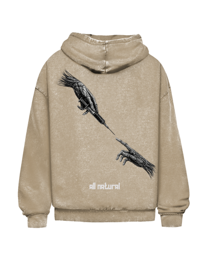 All Natural | Oversized washed hoodie