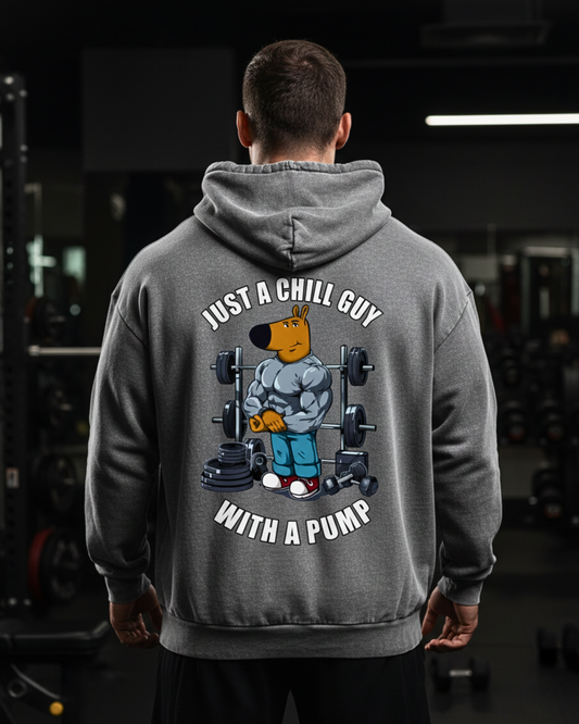 Just A Chill Guy | Oversized washed hoodie