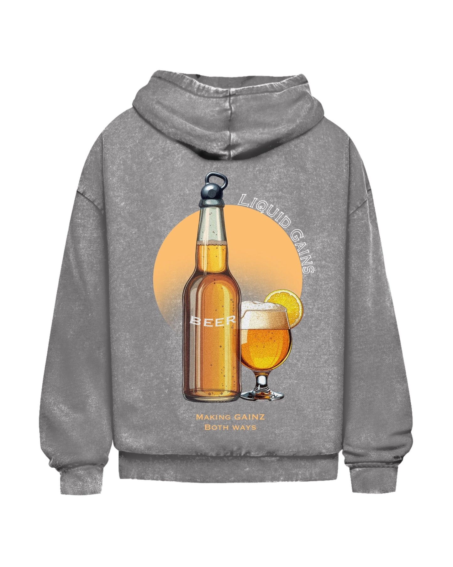 Beer | Oversized Washed Hoodie