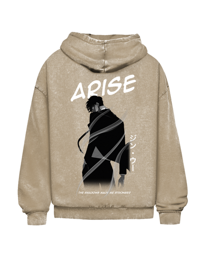 Arise | Oversized washed hoodie