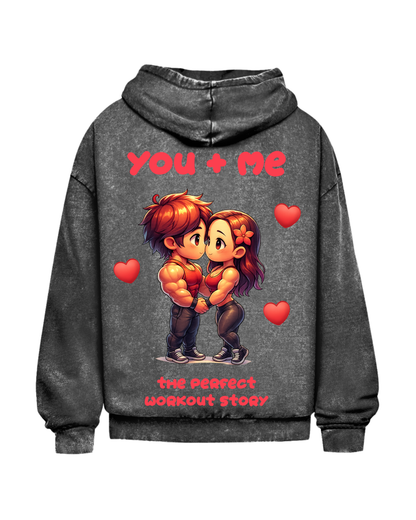 You + Me | Oversized washed hoodie