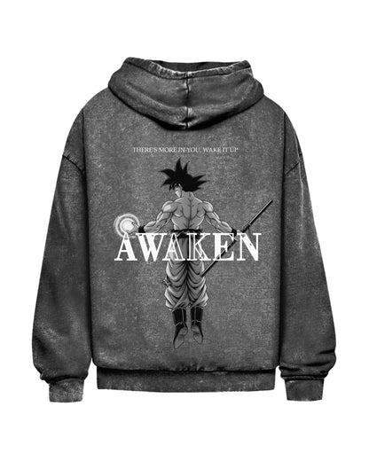 Awaken | Oversized Washed Hoodie