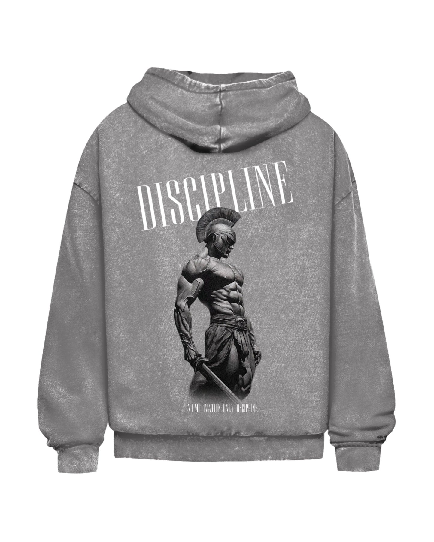 Discipline | Oversized washed hoodie