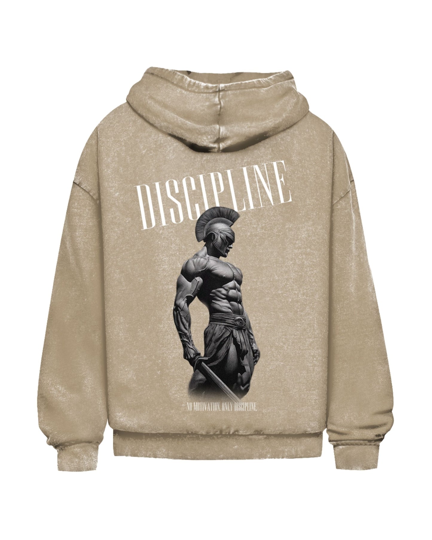 Discipline | Oversized washed hoodie