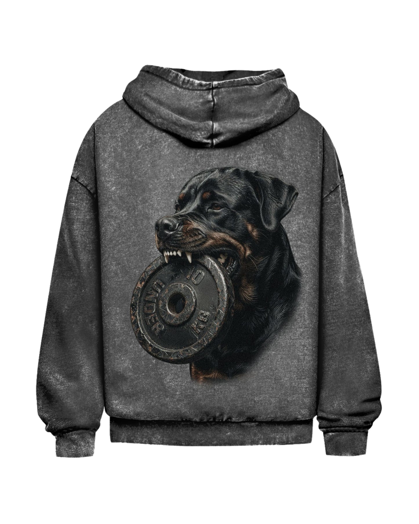 Iron Bite | Oversized Washed Hoodie