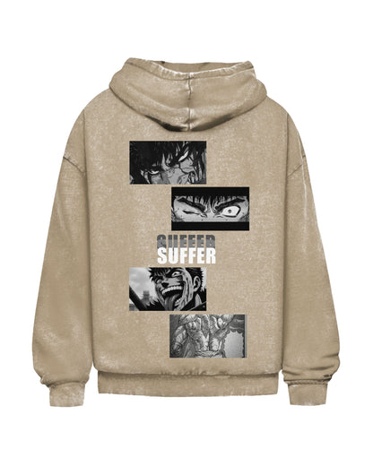 Suffer | Oversized Washed Hoodie