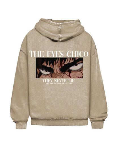 Eyes Chico | Oversized washed hoodie
