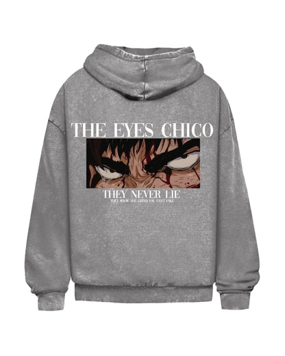 Eyes Chico | Oversized washed hoodie