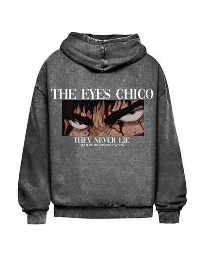 Eyes Chico | Oversized washed hoodie