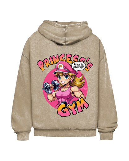 Princess's Gym | Oversized washed hoodie