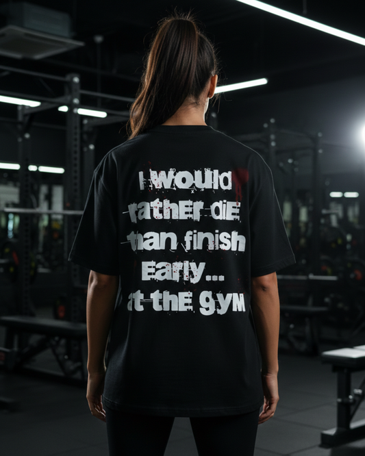 Rather Die | Oversized Shirt