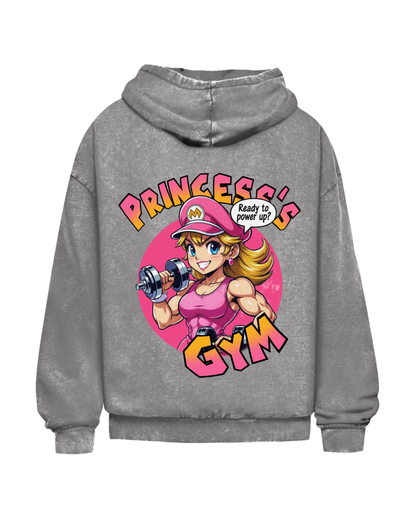 Princess's Gym | Oversized washed hoodie