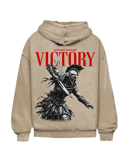 Victory | Oversized Washed Hoodie