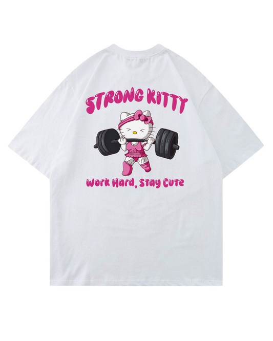 Strong Kitty | Oversized shirt