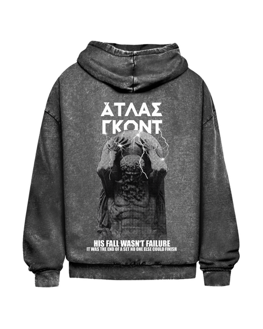 Atlas God | Oversized washed hoodie