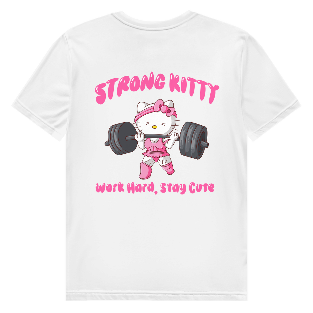 Men's Premium Organic T-Shirt Strong Kitty