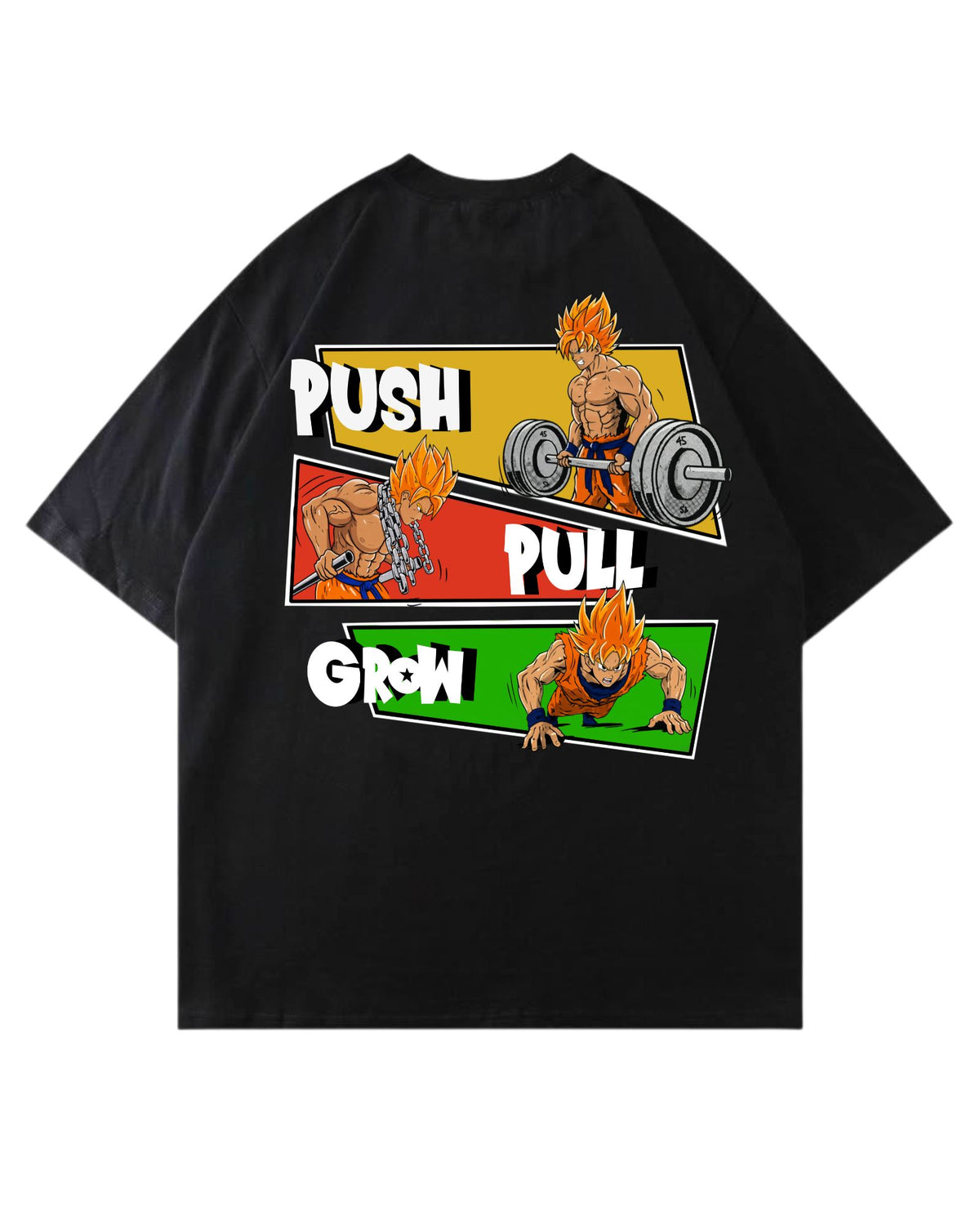 Push Pull Grow | Oversized Shirt