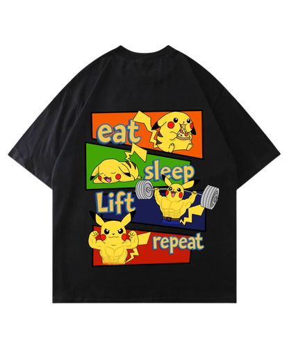 Eat Sleep Lift Repeat | Oversized shirt