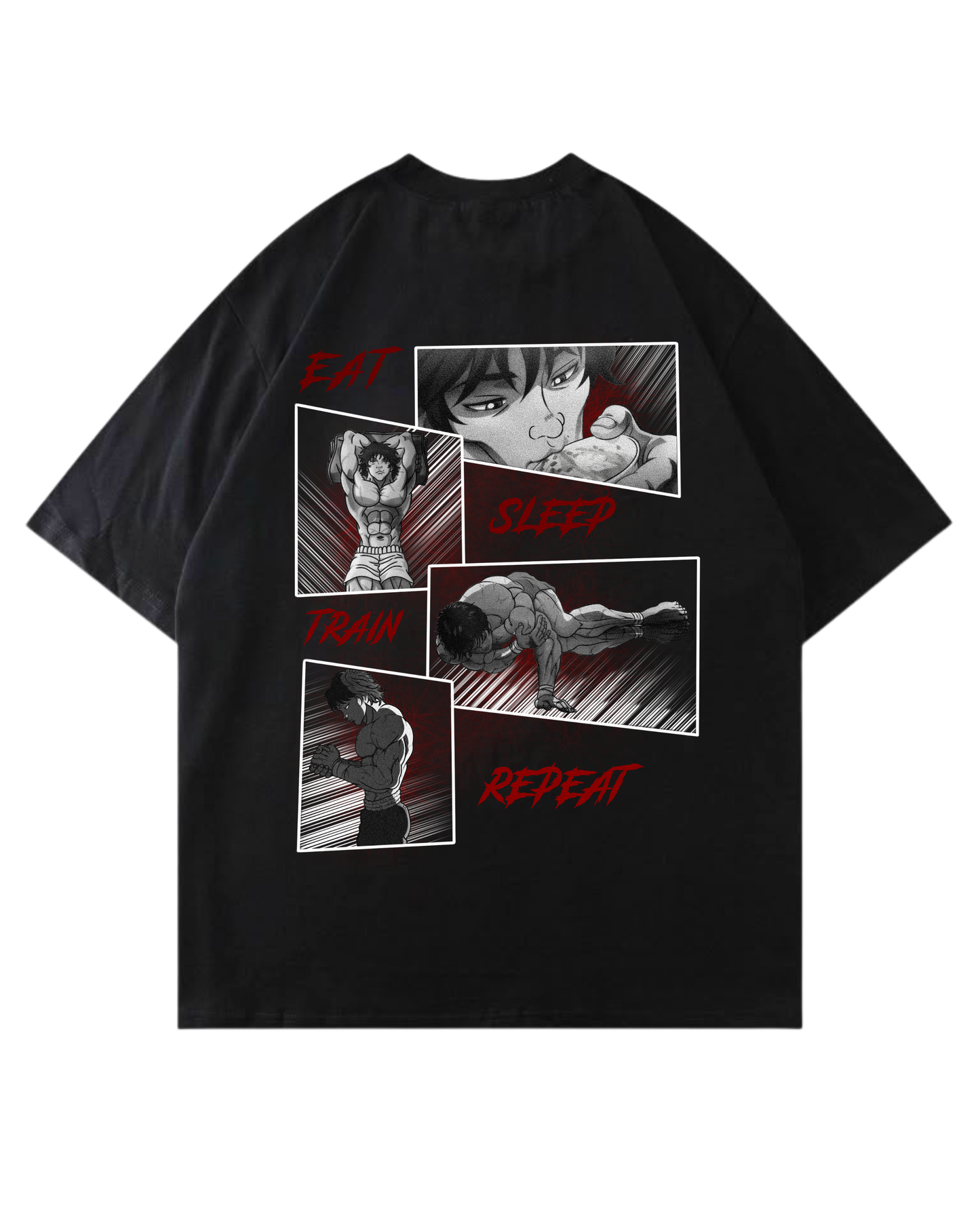Eat Sleep Train Repeat | Oversized shirt