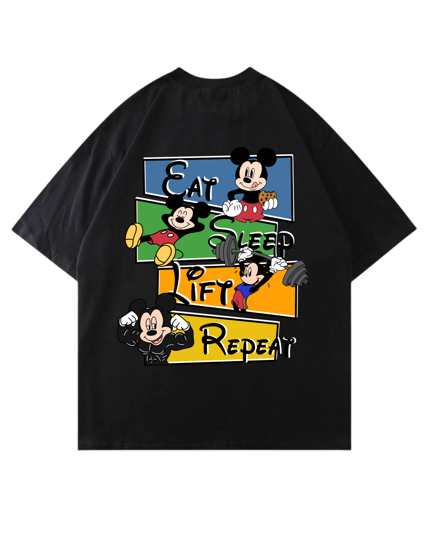 Eat Sleep Lift Repeat 2.0 | Oversized shirt