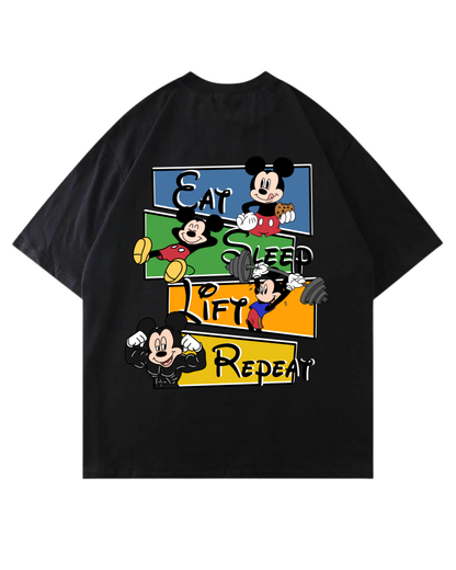 Eat Sleep Lift Repeat 2.0 | Oversized shirt