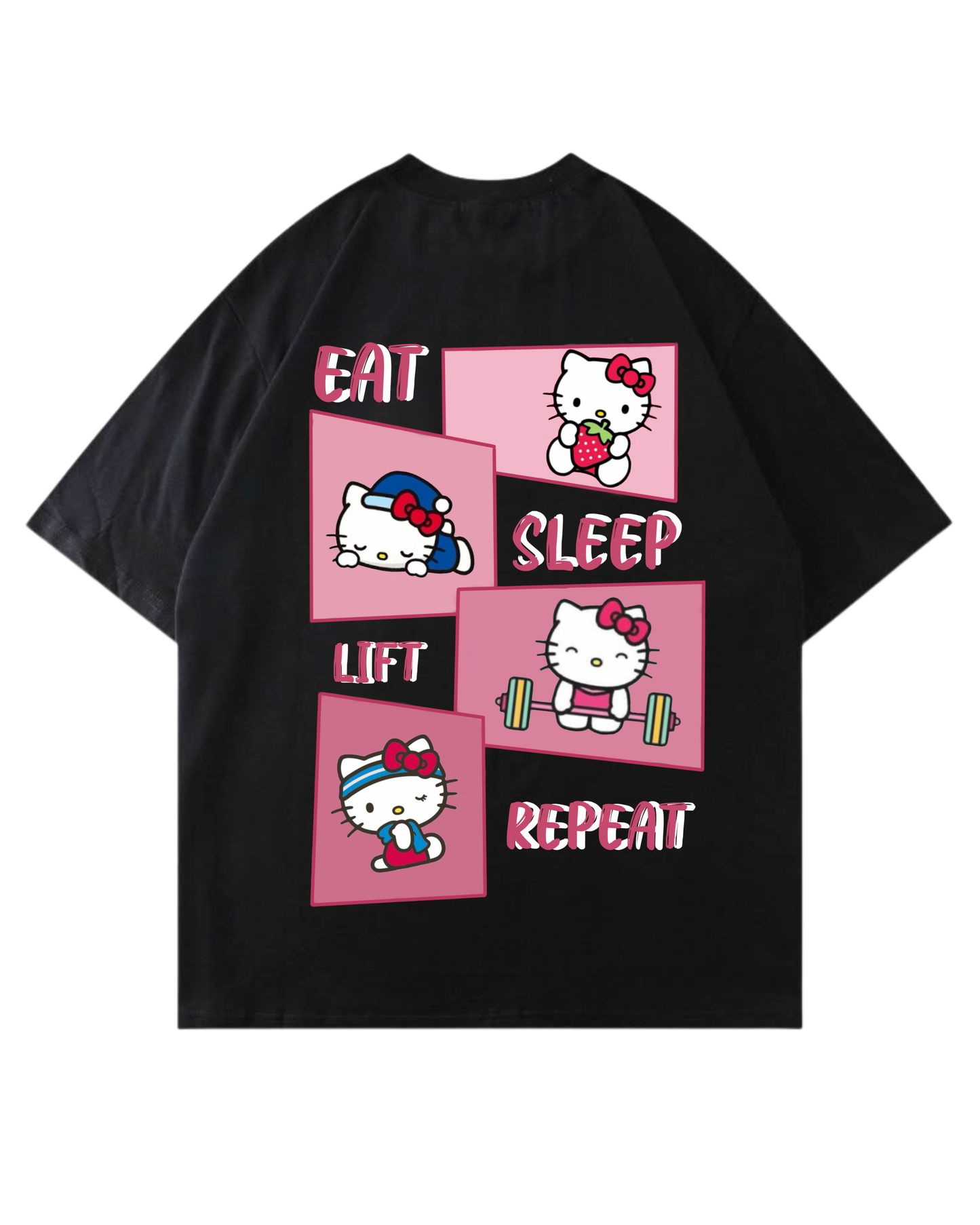 Eat Sleep Lift Repeat 3.0 | Oversized Shirt