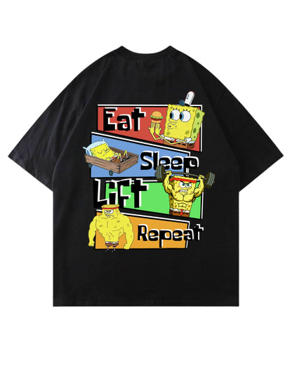Eat Sleep Lift Repeat 3.0 | Oversized Shirt