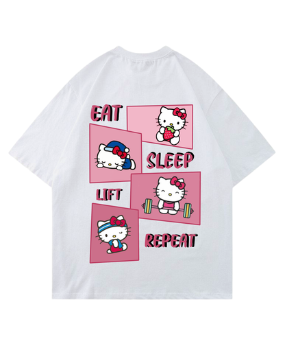 Eat Sleep Lift Repeat 3.0 | Oversized Shirt