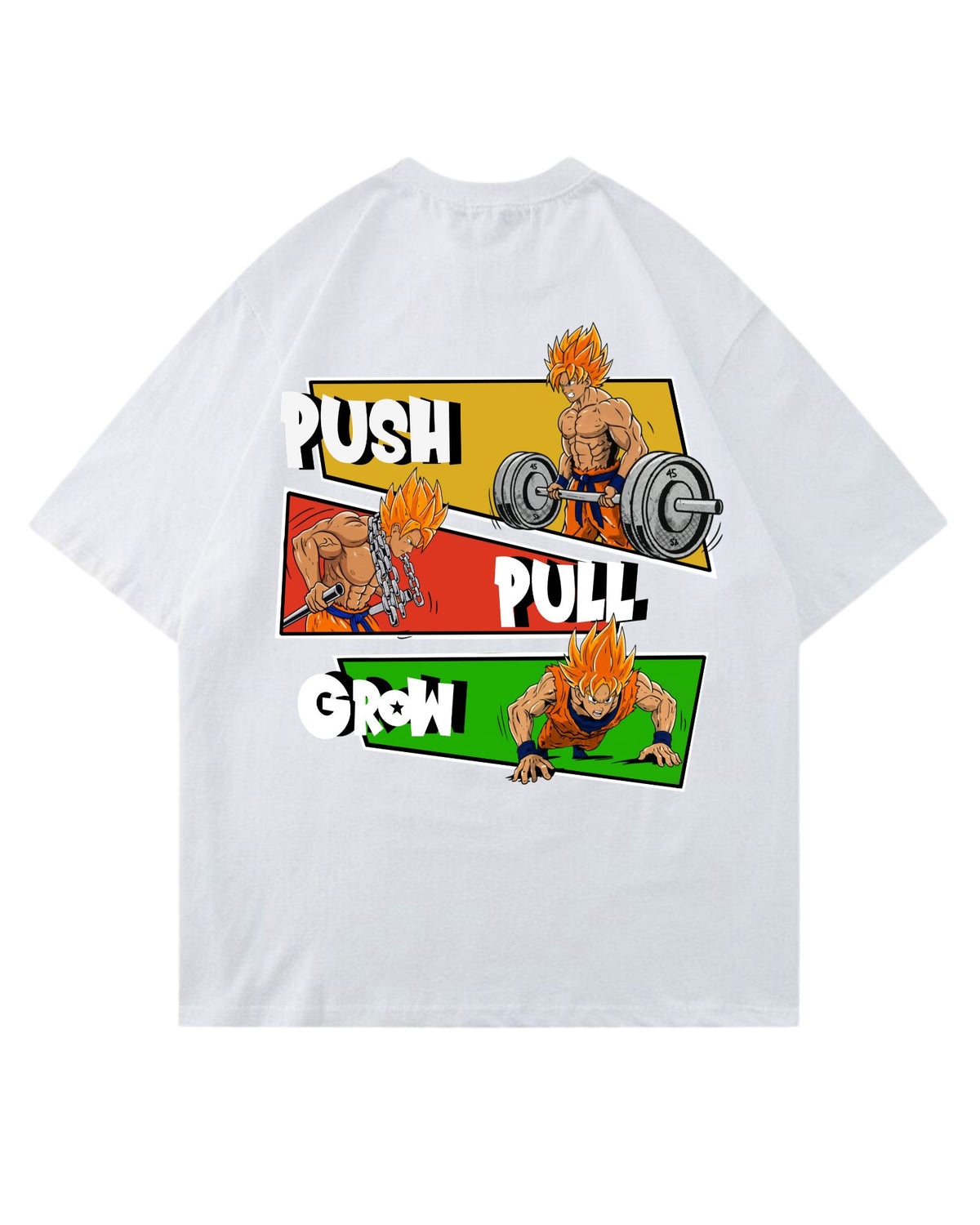 Push Pull Grow | Oversized Shirt