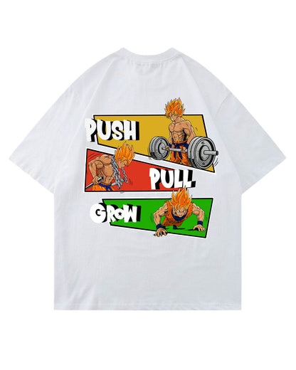Push Pull Grow | Oversized Shirt