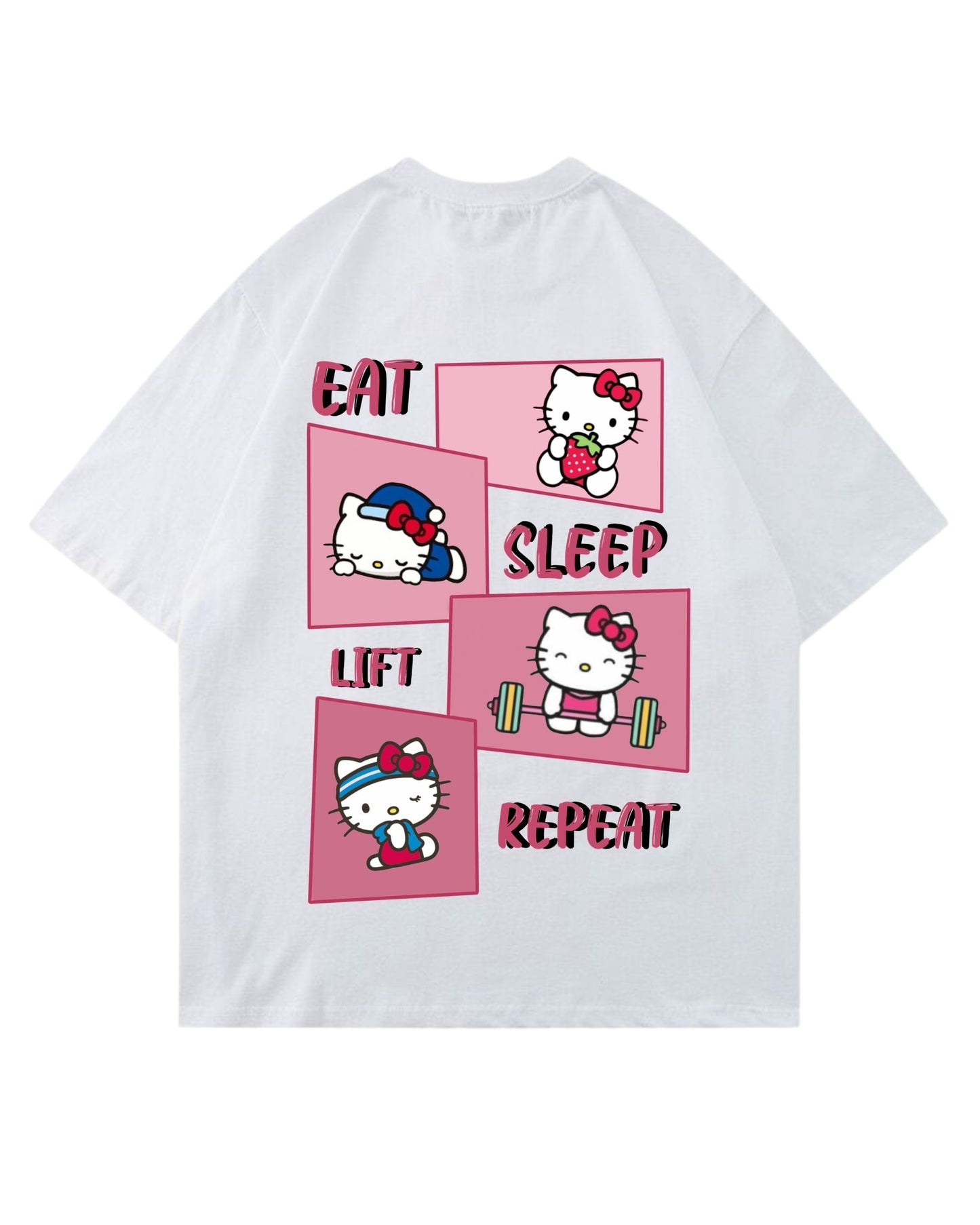 Eat Sleep Lift Repeat 3.0 | Oversized Shirt