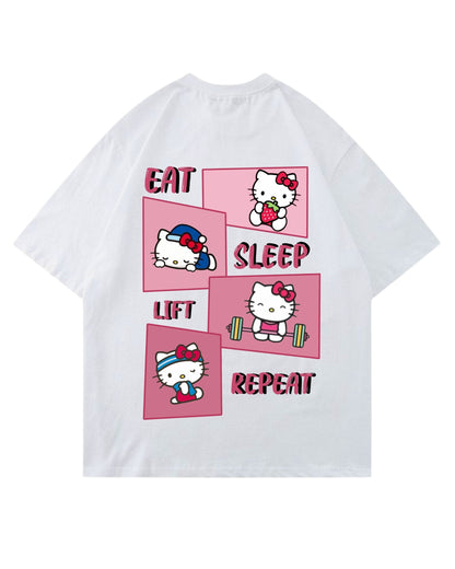 Eat Sleep Lift Repeat 3.0 | Oversized Shirt