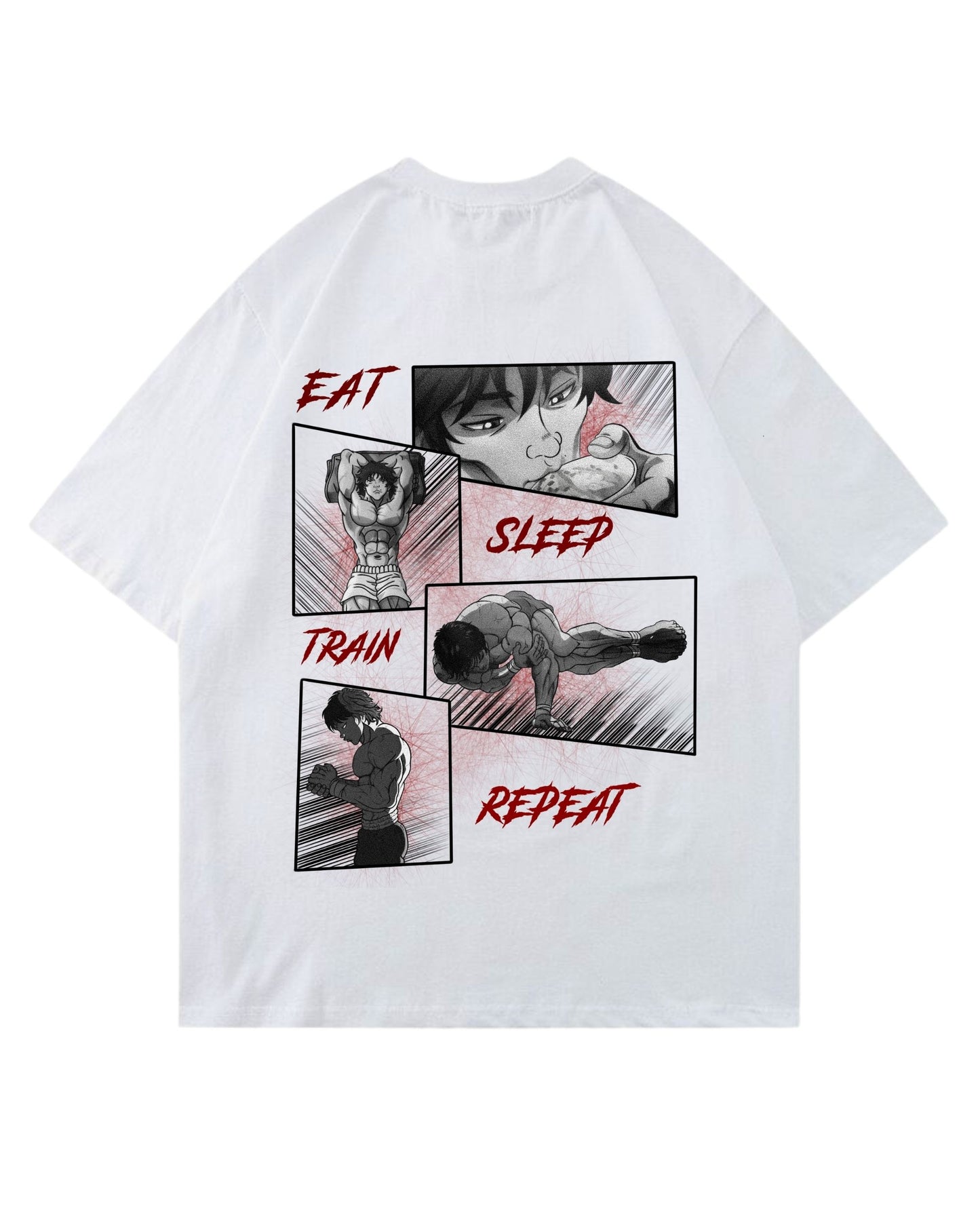 Eat Sleep Train Repeat | Oversized shirt
