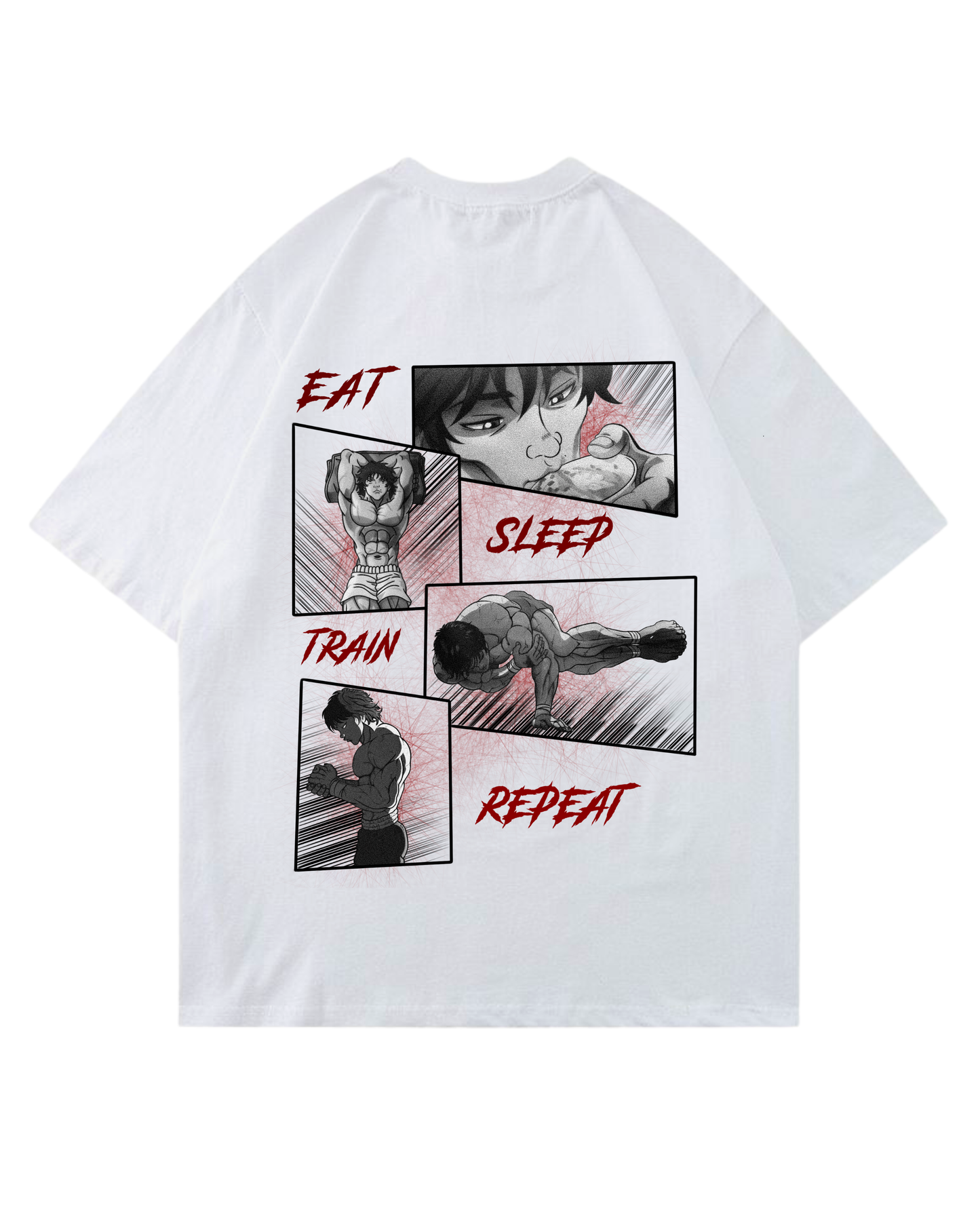 Eat Sleep Train Repeat | Oversized shirt