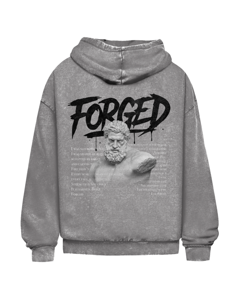 Forged | Oversized washed hoodie