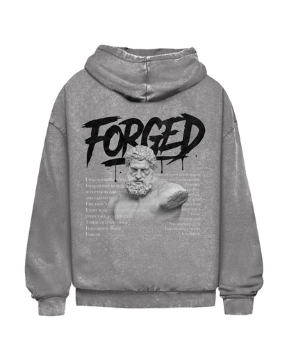 Forged | Oversized washed hoodie