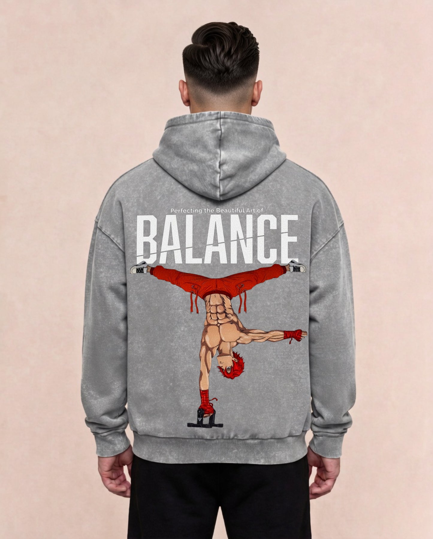 Balance | Oversized Washed Hoodie