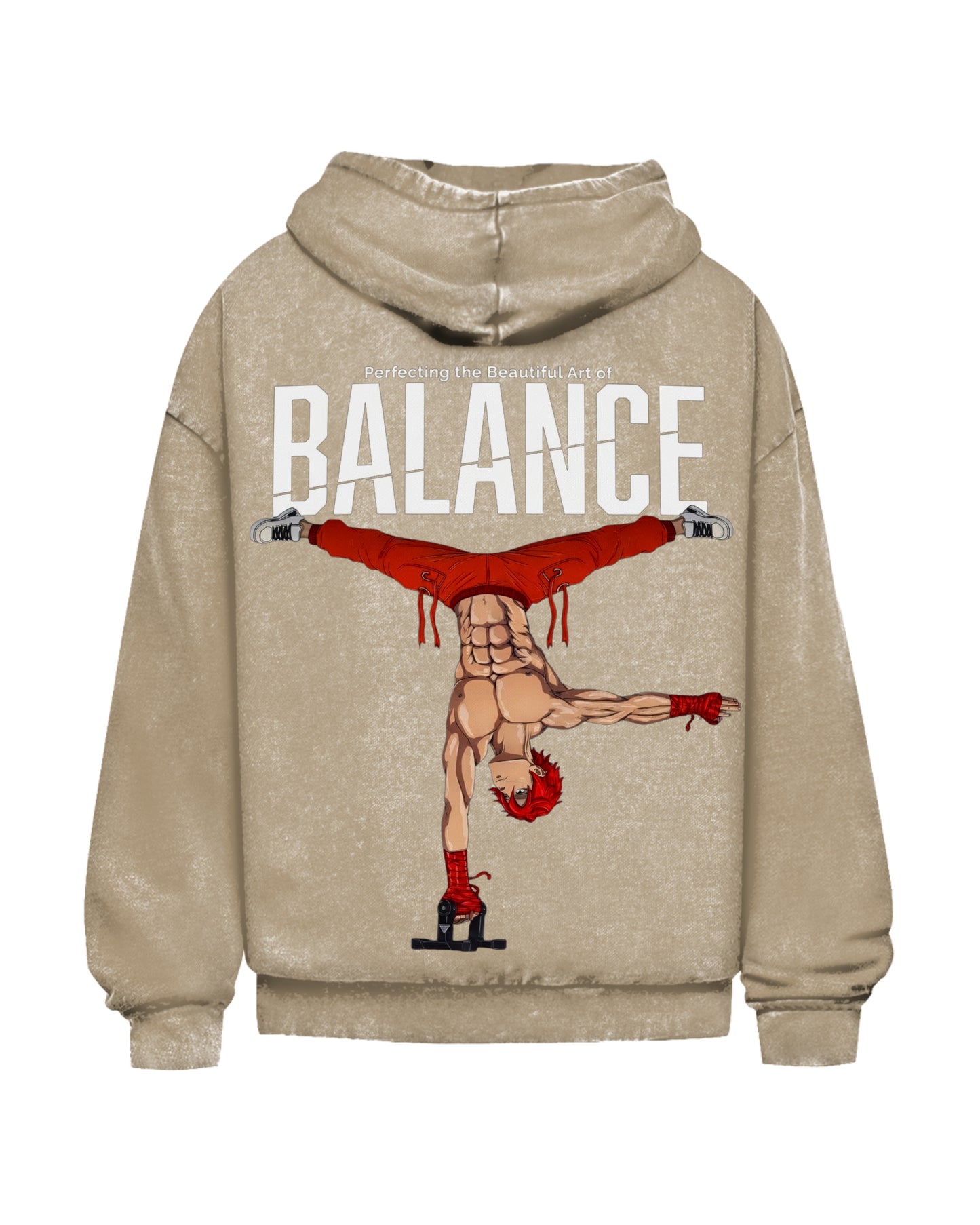 Balance | Oversized Washed Hoodie