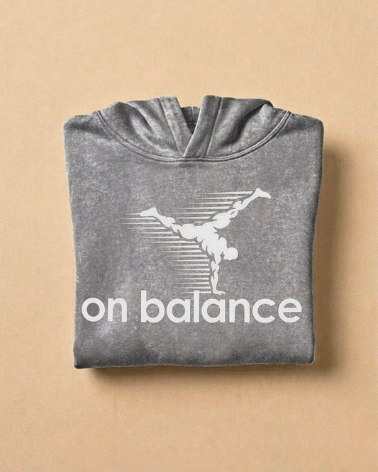 On Balance | Oversized Washed Hoodie