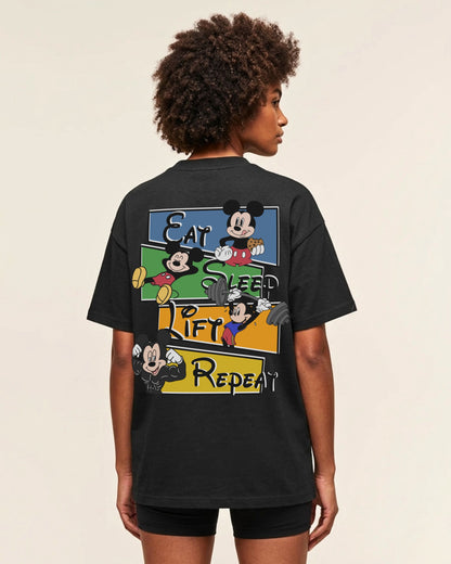 Eat Sleep Lift Repeat 2.0 | Oversized shirt