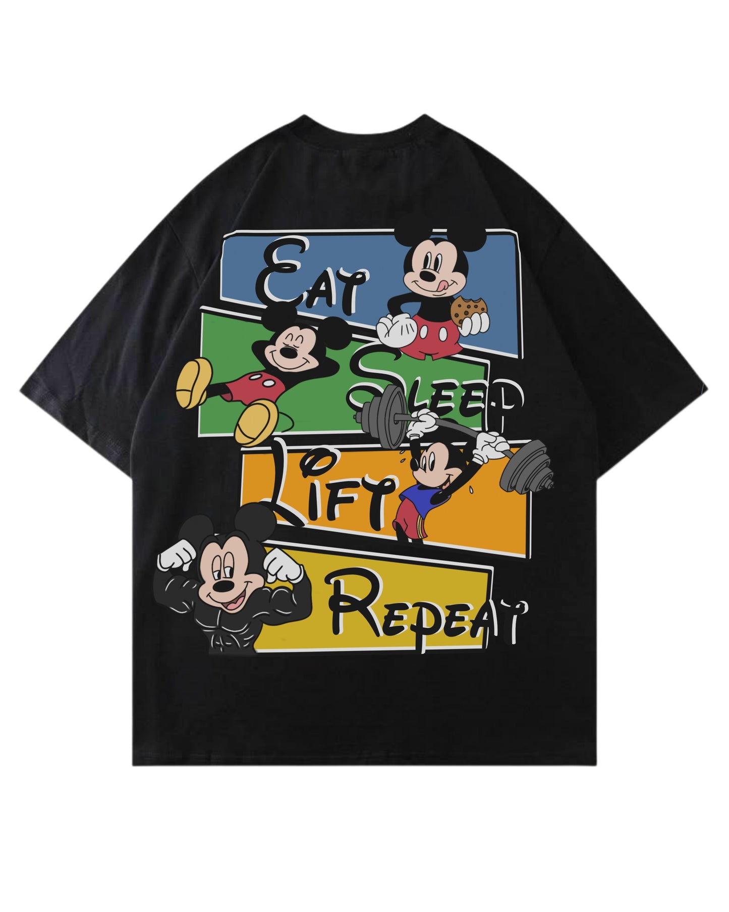 Eat Sleep Lift Repeat 2.0 | Oversized shirt