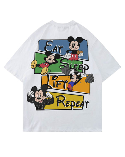 Eat Sleep Lift Repeat 2.0 | Oversized shirt