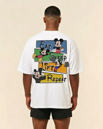 Eat Sleep Lift Repeat 2.0 | Oversized shirt