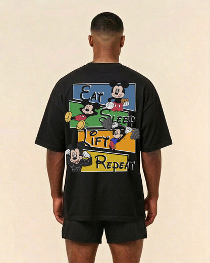 Eat Sleep Lift Repeat 2.0 | Oversized shirt