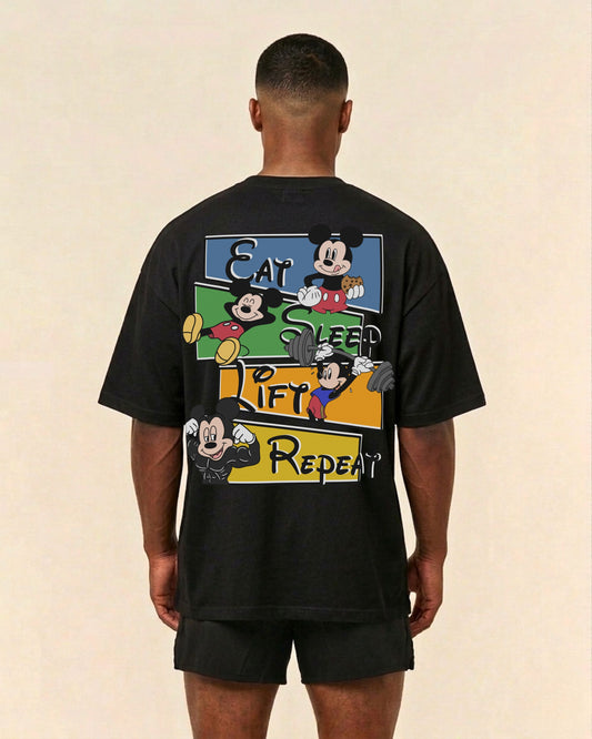 Eat Sleep Lift Repeat 2.0 | Oversized shirt