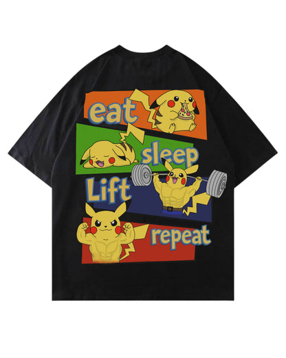 Eat Sleep Lift Repeat | Oversized shirt
