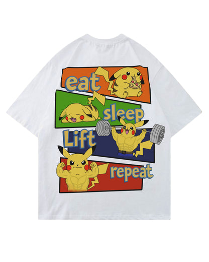 Eat Sleep Lift Repeat | Oversized shirt