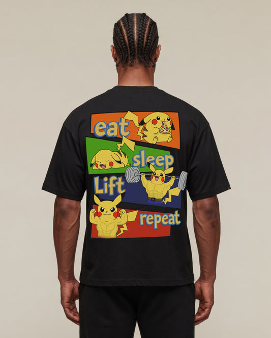 Eat Sleep Lift Repeat | Oversized shirt