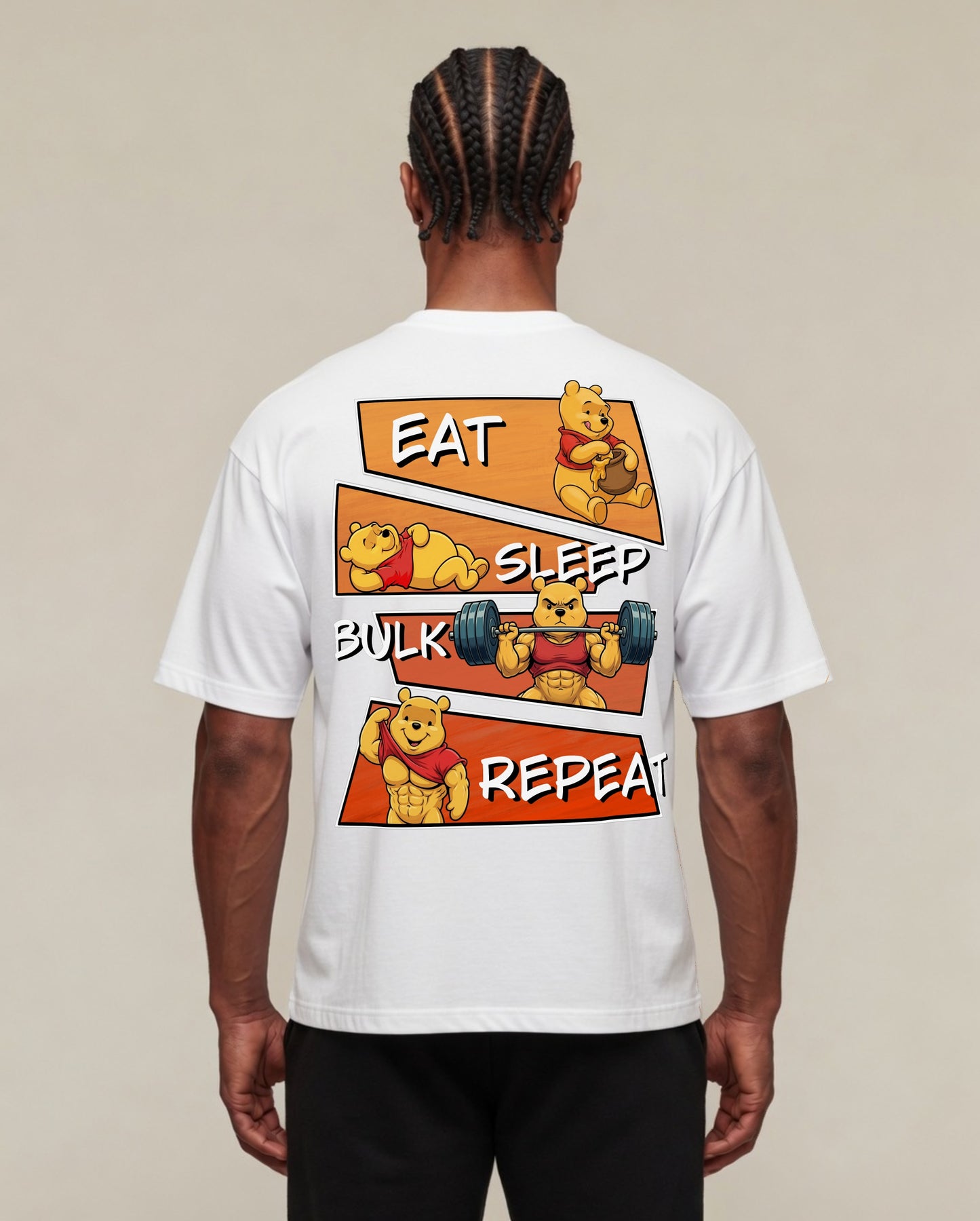 Eat Sleep Bulk Repeat | Oversized Shirt
