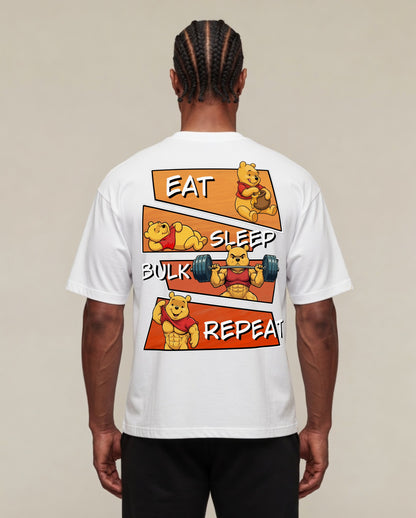Eat Sleep Bulk Repeat | Oversized Shirt